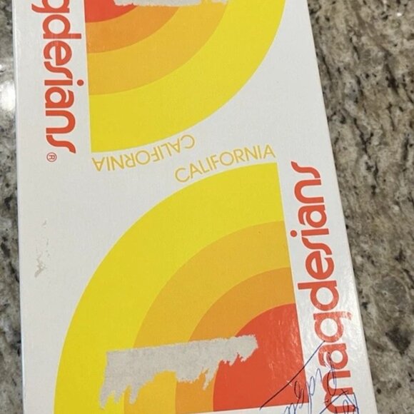 Vintage California Magdesians Women’s Suede Peep Toe Wedge Heels Bow Size 6M - Picture 13 of 15